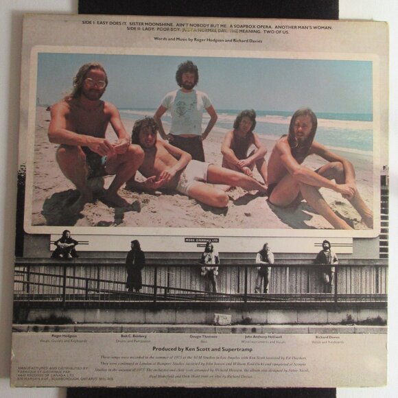 Supertramp, Crisis? What Crisis?, Vintage, Vinyl, Album, Music, 70s, Rock - Picture 6 of 6